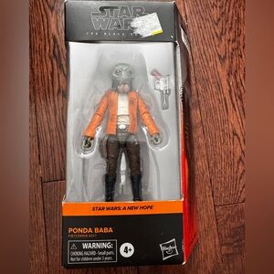Hasbro Star Wars Ponda Baba Figure - Black and Orange Packaging